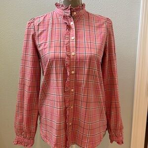 Loft button front top